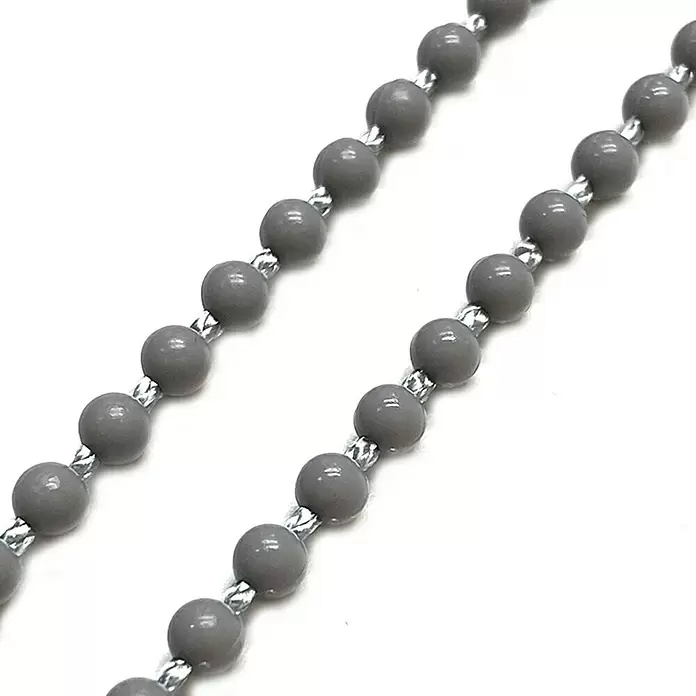 Accesorio para cadena de bolas Anillo - 4 m, Gris, Plástico - Primer plano