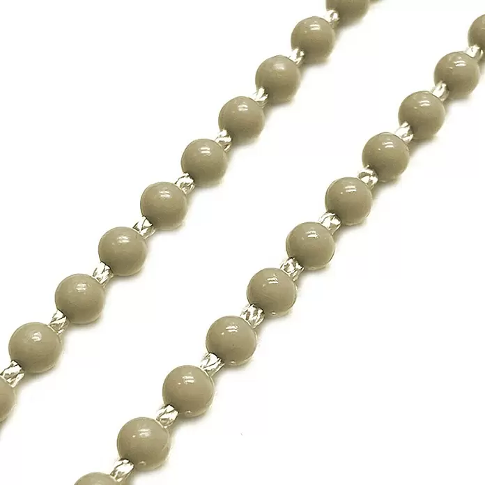 Accesorio para cadena de bolas Anillo - 2,5 m, Beige, Plástico - Primer plano