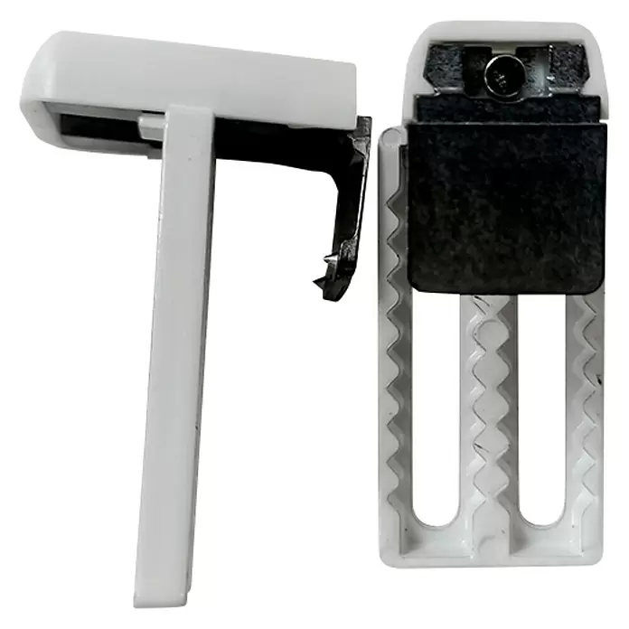Soporte doble universal ventana - Blanco, 2 ud. - Vista frontal
