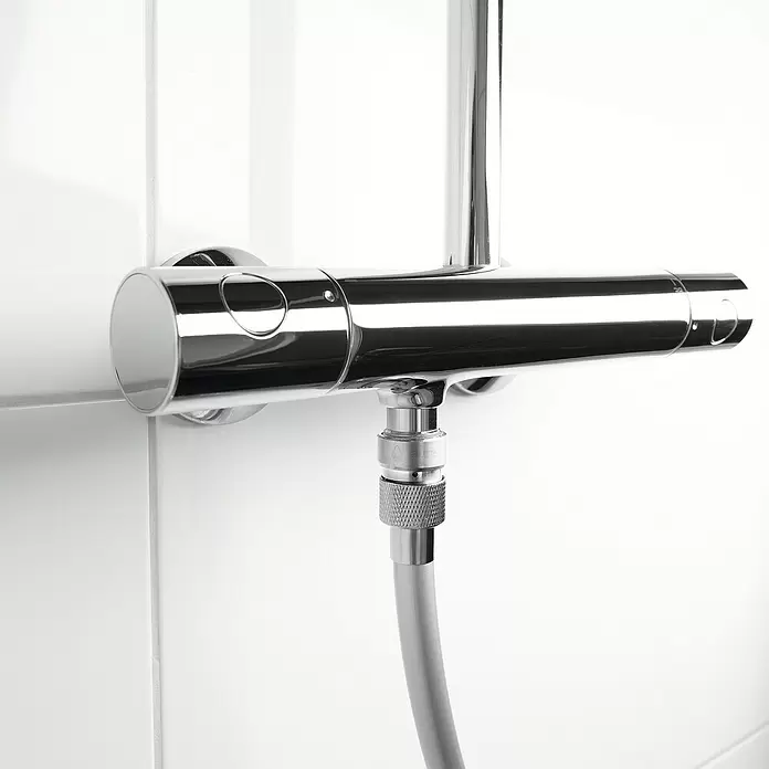 Puregreen Wassersparverschraubung - Geeignet für: Brausearmaturen, Chrom - Detailaufnahme