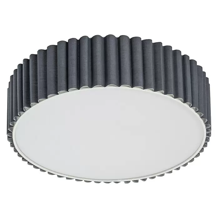 Tween Light Okrugla stropna svjetiljka - 160 W, Sive boje, E27 - Pogled odozdo