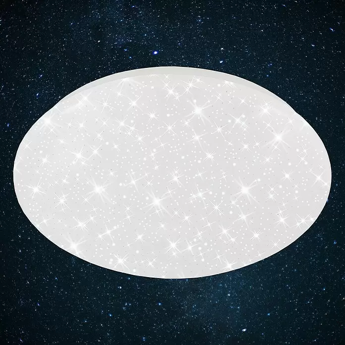 Brilo Led-plafondlamp Vipe - 12 W, Wit - Sfeeropname