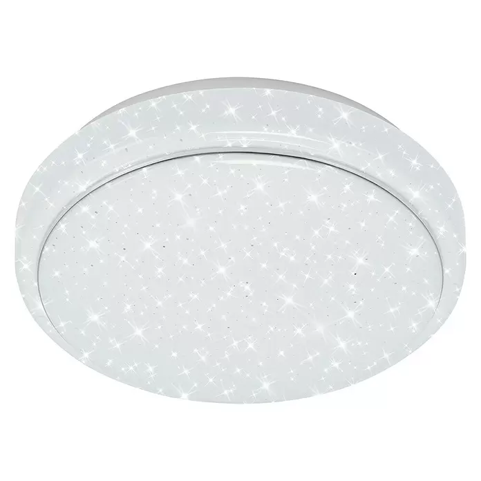 Briloner Led-plafondlamp Rent - Wit, l x b x h: 28 x 28 x 8,5 cm - Zicht van beneden