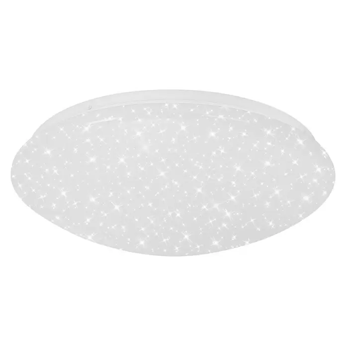 Briloner Led-plafondlamp Stelo - 18 W, Ø x h: 38,5 x 10 cm, Wit, Neutraal wit - Zicht van beneden