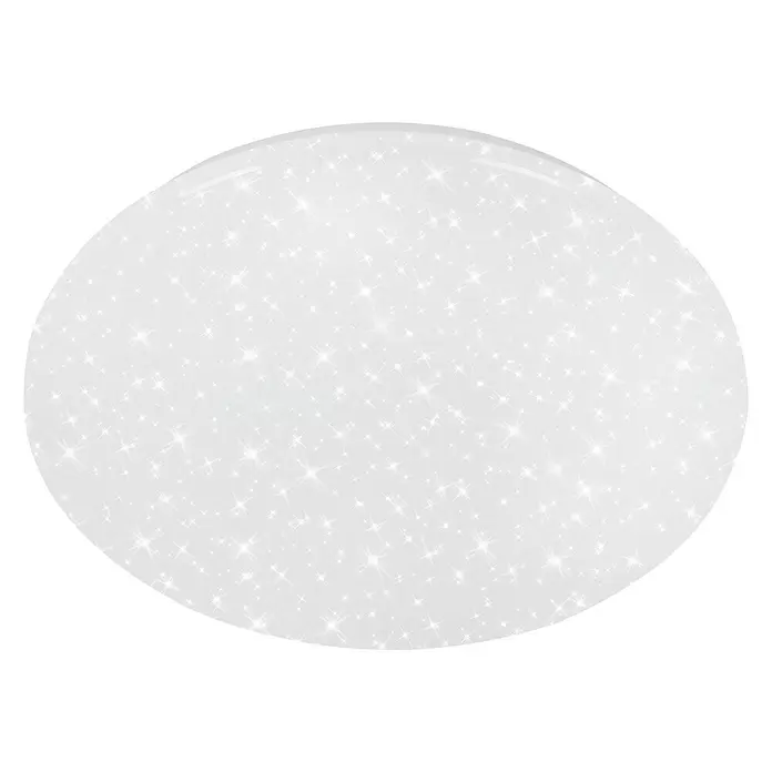 Briloner Led-plafondlamp Stelo - 18 W, Ø x h: 38,5 x 10 cm, Wit, Neutraal wit - Zicht van beneden