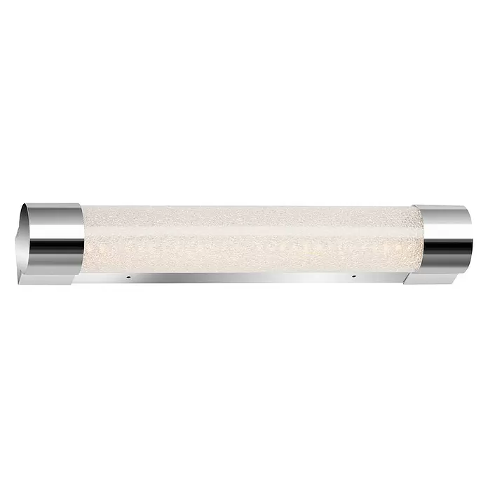 Briloner Led-spiegelverlichting Tubo - 8 W, Chrome, l x b x h: 352 x 64 x 54 mm - Vooraanzicht