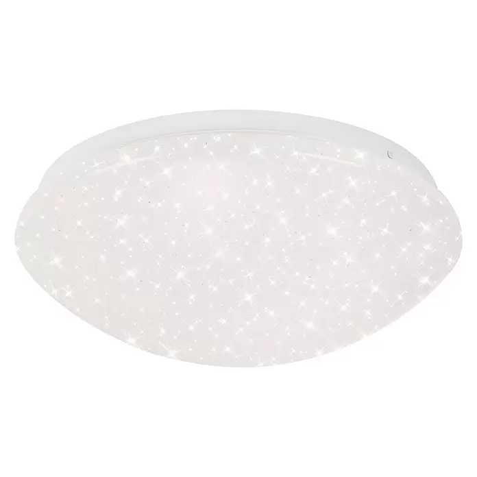 Briloner Led-plafondlamp, rond Stelo - 12 W, Ø x h: 28 x 9,5 cm, Lichtkleur: Neutraal wit, Wit - Zicht van beneden