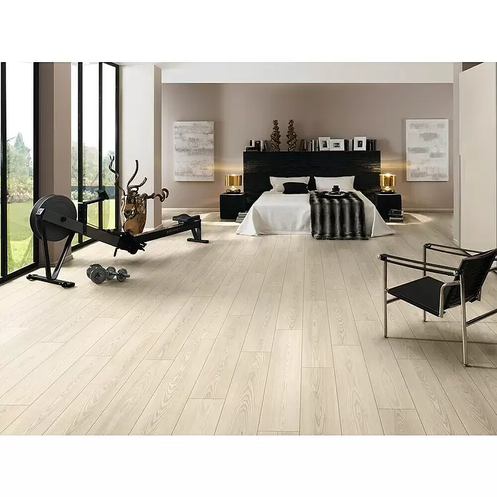 LOGOCLIC Laminat Waterresist Titania - 1.285 x 192 x 8 mm, Landhausdiele - Stimmungsaufnahme