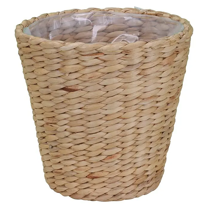 A.H.G. Ukrasna košara za biljke - Vanjska dimenzija (ø x V): 23 x 25 cm, prirodni materijali - Pogled sprijeda