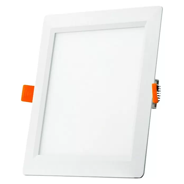 LED panel Green Tech - 18 W, D x Š x V: 225 x 225 x 25 mm, Bijele boje, Neutralno bijelo - Dijagonalni pogled