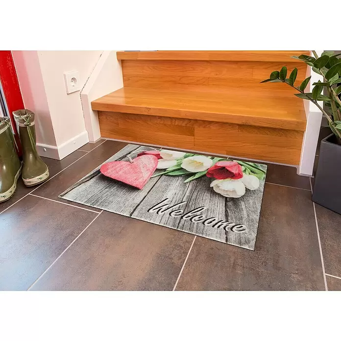 Astra Deco Sauberlaufmatte Print - Welcome, Bunt, 40 x 60 cm, 100 % Polyamid - Stimmungsaufnahme