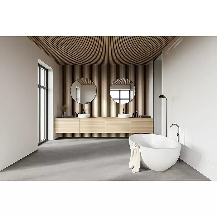 b!design Podna vinilna obloga SPC Udine - 609,6 x 304,8 x 3,8 mm, Izgled kamena - Živopisni prikaz