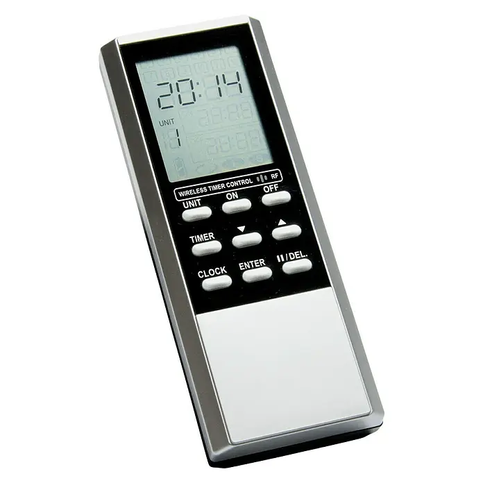 Intertechno Funk-Timer ITZ-505 - Batteriebetrieben - Diagonale Ansicht