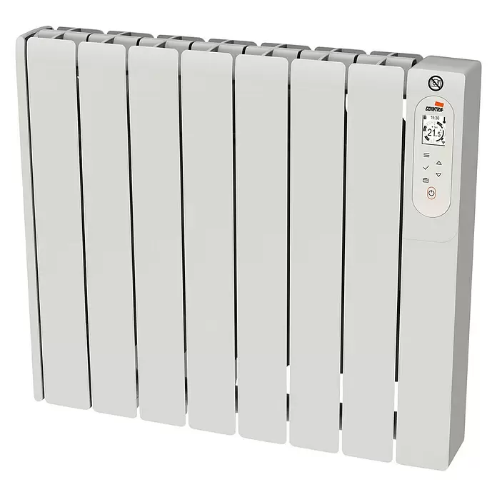 Cointra Emisor térmico de fluido Cosmos - 1.200 W, Blanco, 10 x 65,5 x 58,1 cm - Vista angular