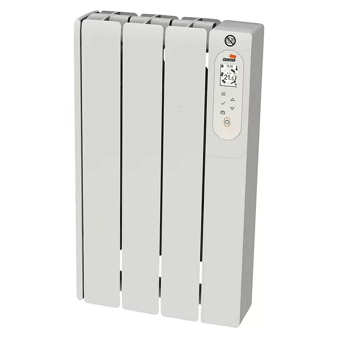 Cointra Emisor térmico de fluido Cosmos - 500 W, Blanco, 10 x 33,5 x 58,1 cm - Vista angular
