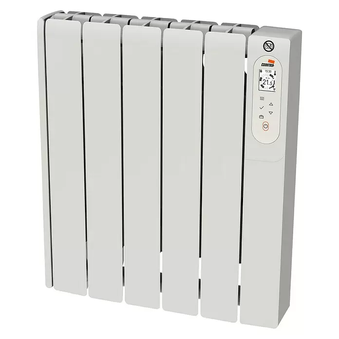 Cointra Emisor térmico de fluido Cosmos - 750 W, Blanco, 10 x 49,5 x 58,1 cm - Vista angular