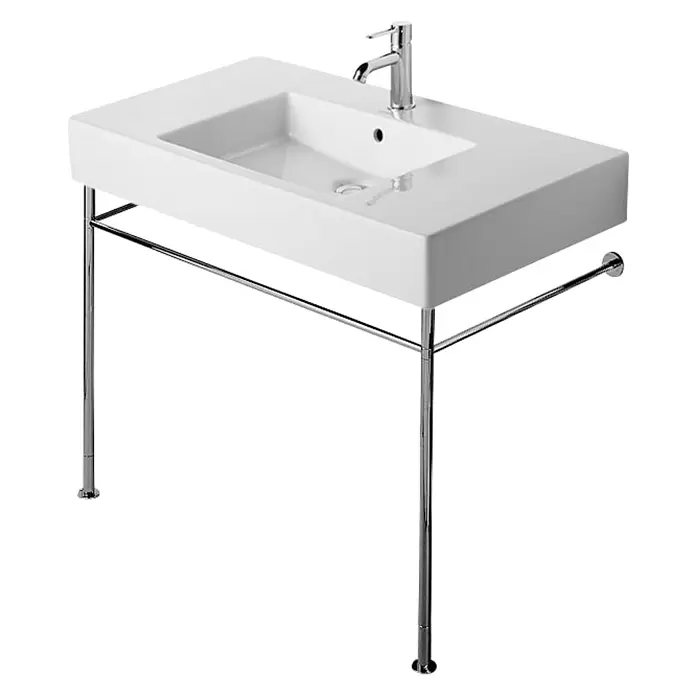 Duravit Vero Konsole - B x L: 80,5 x 45,5 cm, Metall, Passend für: Duravit Vero Waschtische - Diagonale Ansicht