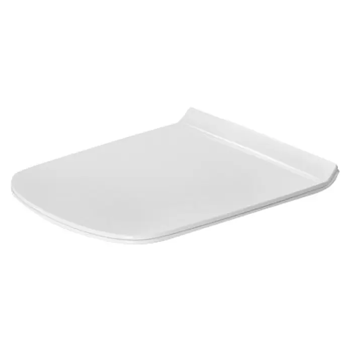 Duravit DuraStyle WC-Sitz - Ohne Absenkautomatik, Weiß, Verlängert - Diagonale Ansicht