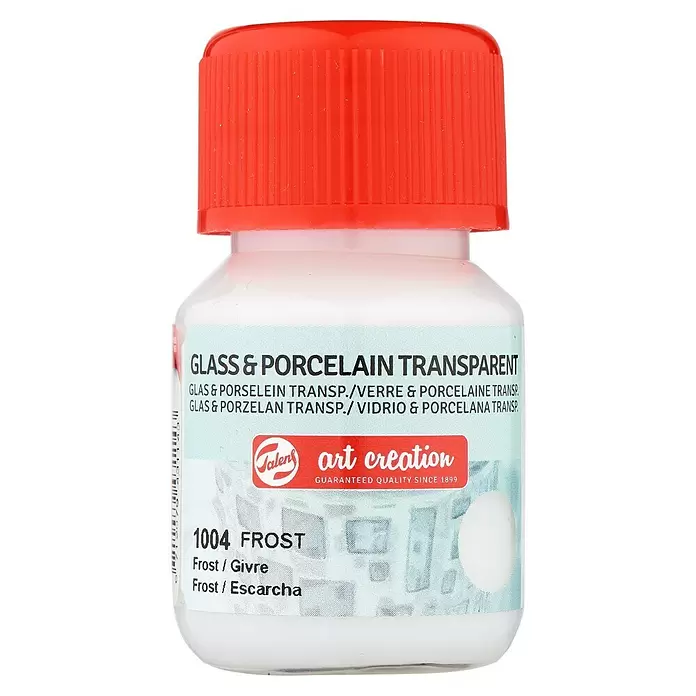 Talens Art Creation Pintura para efectos decorativos Vidrio & Porcelano - Escarcha, 30 ml - Vista frontal