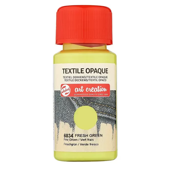 Talens Art Creation Pintura textil Opaque - Verde fresco, 50 ml - Vista frontal