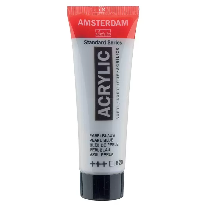 Talens Amsterdam Pintura acrílica Standard - Azul perla, 20 ml, Tubo - Vista frontal
