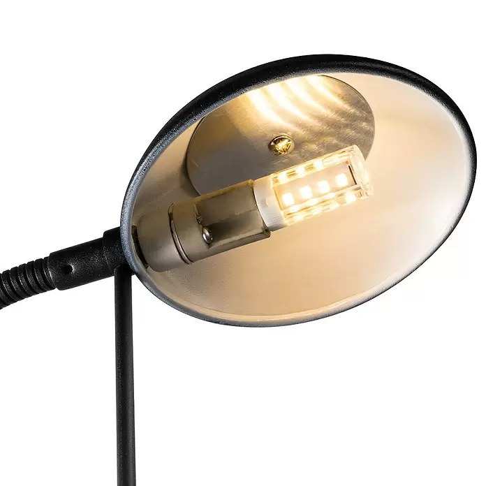 Home Sweet Home Staande lamp Uplight - 60 W, Hoogte: 180 cm, Zwart, R7s - Close-up
