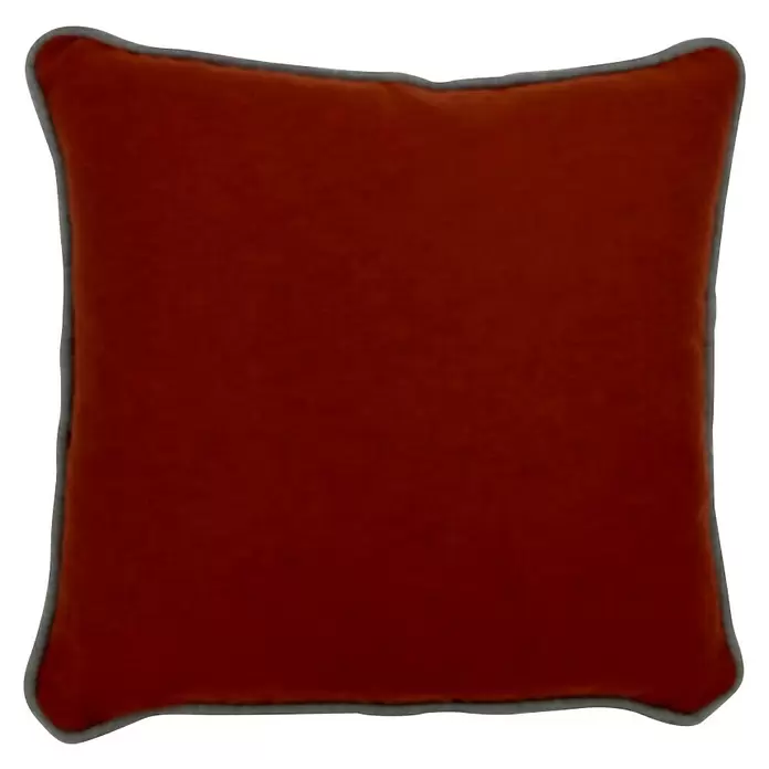Cojín Baikal - Caldera/Gris, 45 x 45 cm, 53% algodón 47% poliéster - Vista frontal