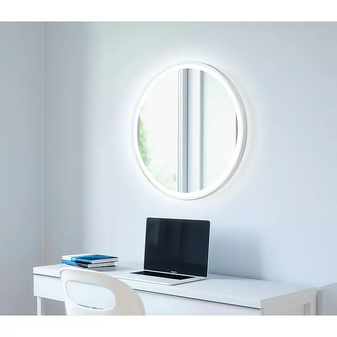 DSK LED-Lichtspiegel Desire - Durchmesser: 55 cm, Weiß - Stimmungsaufnahme