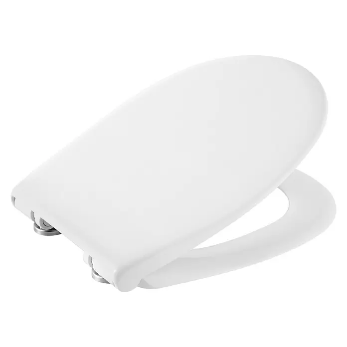 Roca Mitos Tapa de WC - Termoplástico, Blanco - Vista angular
