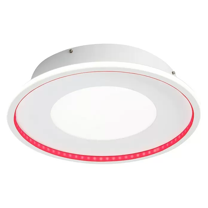 Lavida LED-Deckenleuchte rund Rovigo - Ø x H: 450 mm x 9,6 cm - Ansicht von unten