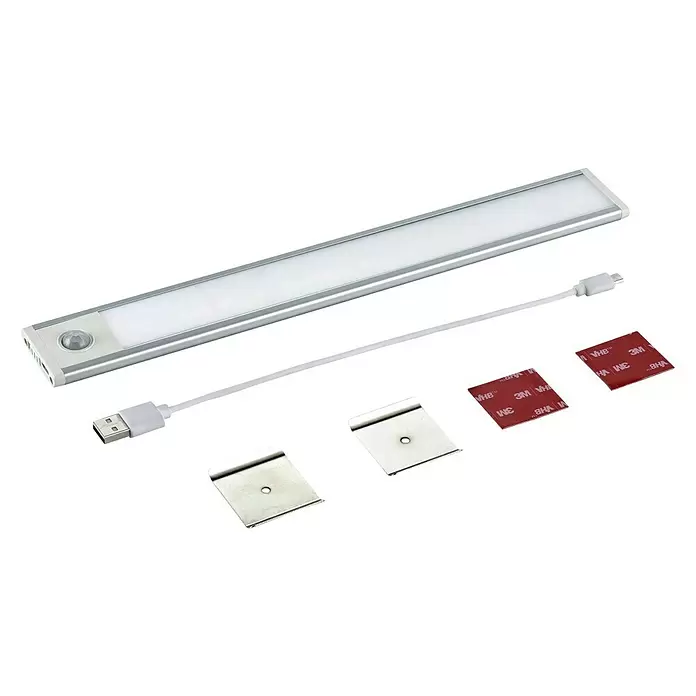 Tween Light LED-Unterbauleuchte Sotto - 1,5 W, Länge: 30 cm, Neutralweiß, Micro-USB-Anschluss - Diagonale Ansicht