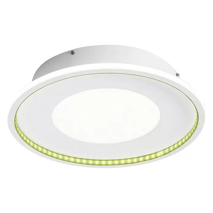 Lavida LED-Deckenleuchte rund Rovigo - Ø x H: 450 mm x 9,6 cm - Ansicht von unten