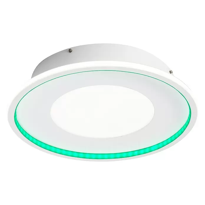 Lavida LED-Deckenleuchte rund Rovigo - Ø x H: 450 mm x 9,6 cm - Ansicht von unten