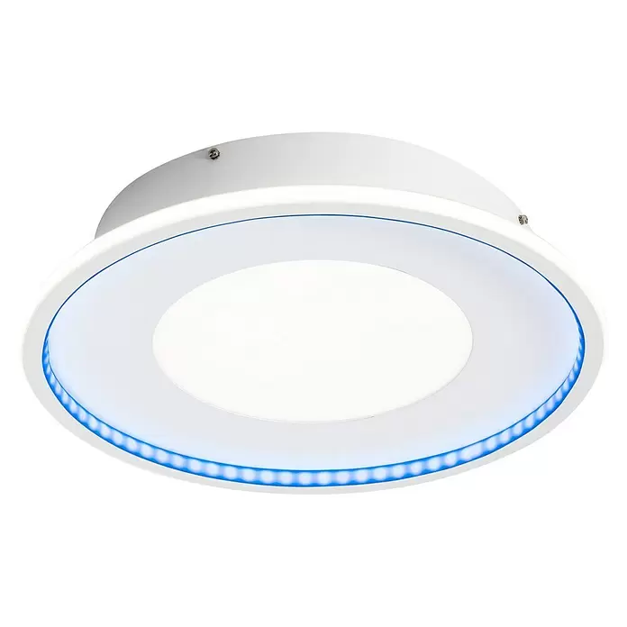 Lavida LED-Deckenleuchte rund Rovigo - Ø x H: 450 mm x 9,6 cm - Ansicht von unten