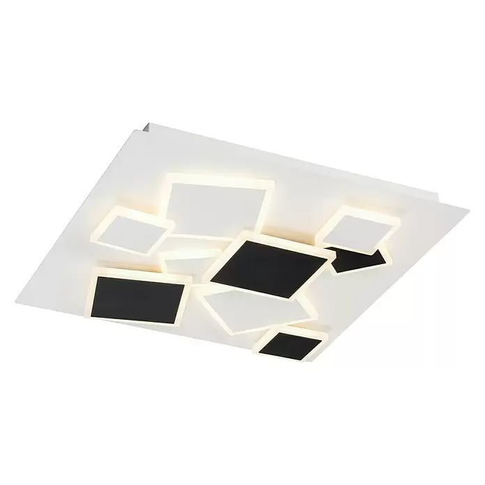 Lavida LED-Deckenleuchte - 50 W, L x B x H: 50 x 50 x 6,5 cm, Warmweiß - Ansicht von unten