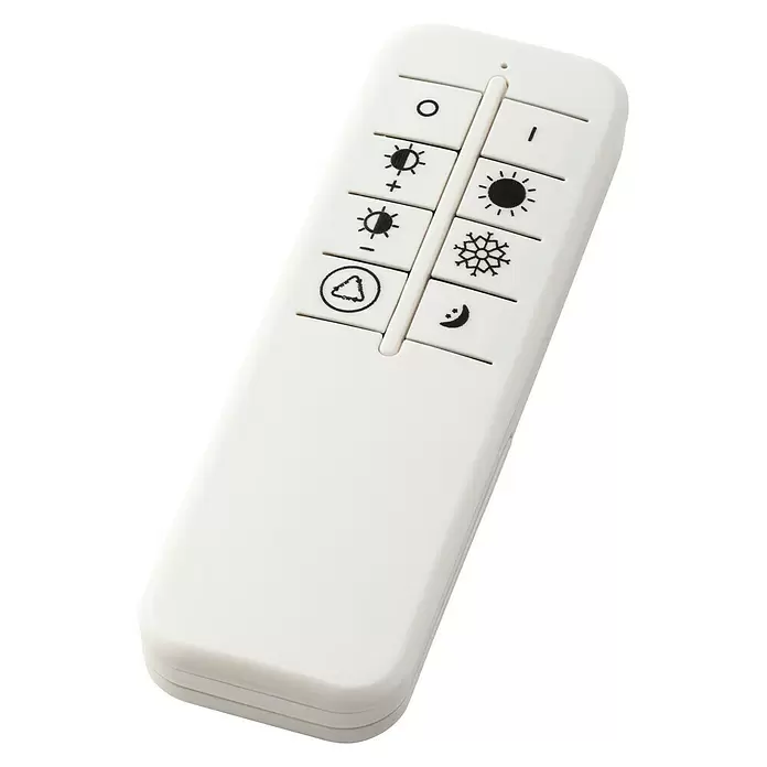 LED-Deckenleuchte Alvara - 43 W, Ø x H: 50 x 7 cm, Schwarz/Weiß, Warmweiß - Diagonale Ansicht