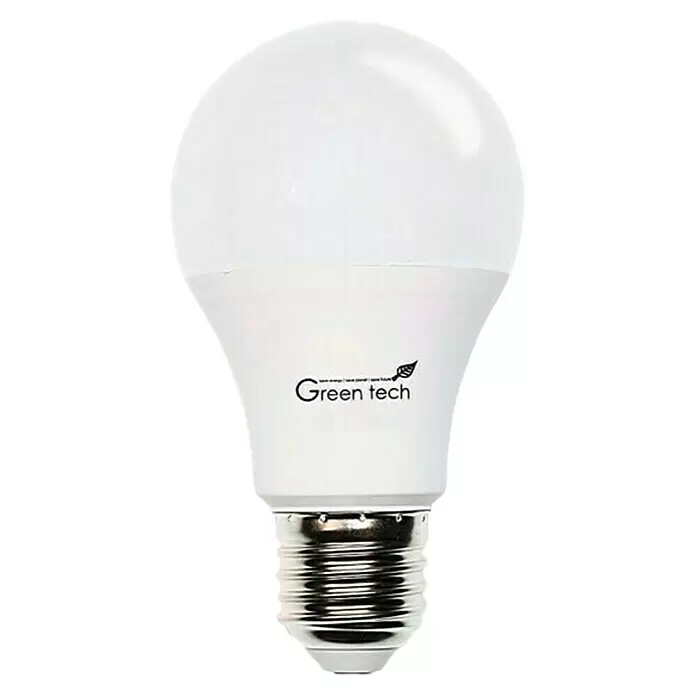 LED žarulja Green Tech - 10 W, Topla bijela, E27, 100 lm - Pogled sprijeda