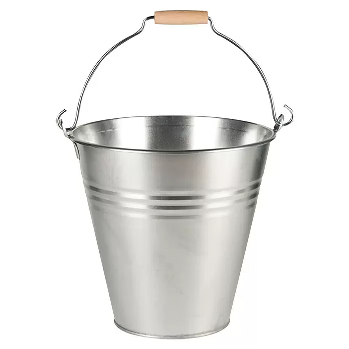 Zinkeimer Sonne - 7,2 l - Vorderansicht