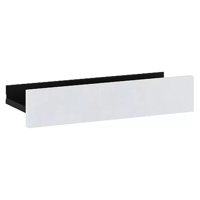 Riva Badregal Vulcano/Joy - L x B x H: 14,7 x 40 x 8 cm, Weiß - Diagonale Ansicht