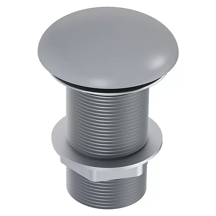 Riva Excenterstopfen Vulcano/Joy - Grau, L x B x H: 7 x 7 x 10 cm - Vorderansicht