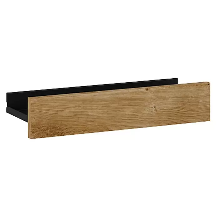 Riva Badregal Vulcano/Joy - L x B x H: 14,7 x 40 x 8 cm, Canela Eicha - Diagonale Ansicht