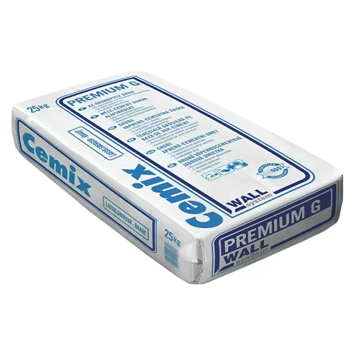 Cemix Žbuka od vapnenog cementa Premium G - 25 kg - Dijagonalni pogled