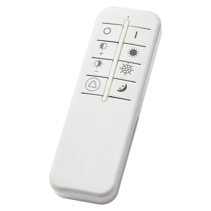 Brilliant LED-Deckenleuchte Savare - 48 W, L x B x H: 50 x 50 x 6 cm, Weiß - Diagonale Ansicht