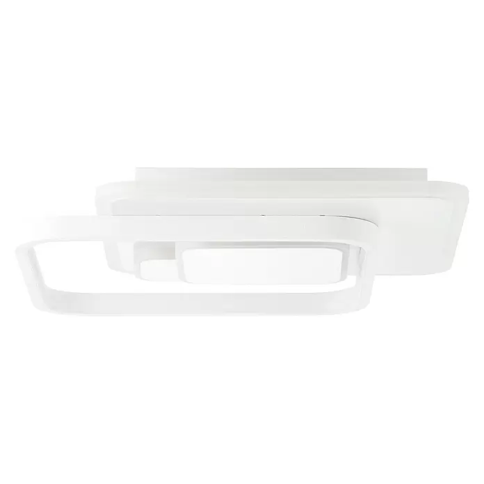 Brilliant Plafón LED para pared y techo Geron - 24 W, L x An x Al: 31 x 31 x 6 cm, Blanco, Blanco cálido - Vista ascendente