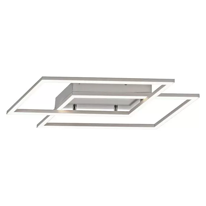Paul Neuhaus LED stropna svjetiljka - 24 W, D x Š x V: 53,8 x 24,2 x 6,8 cm, Čelik, Topla bijela - Dijagonalni pogled