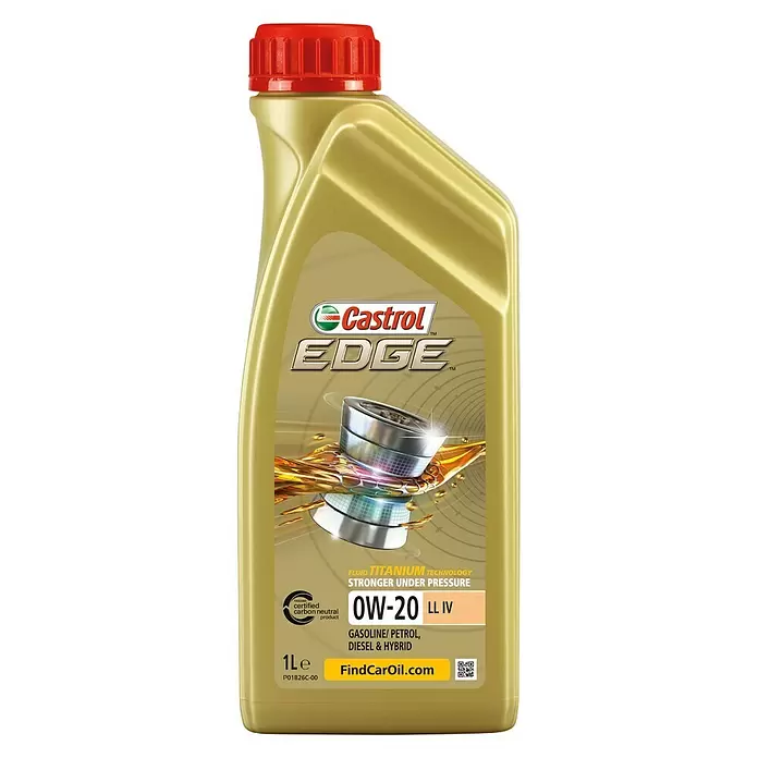 Castrol Edge Motoröl 0W-20 LL IV - C5, 5 l - Vorderansicht