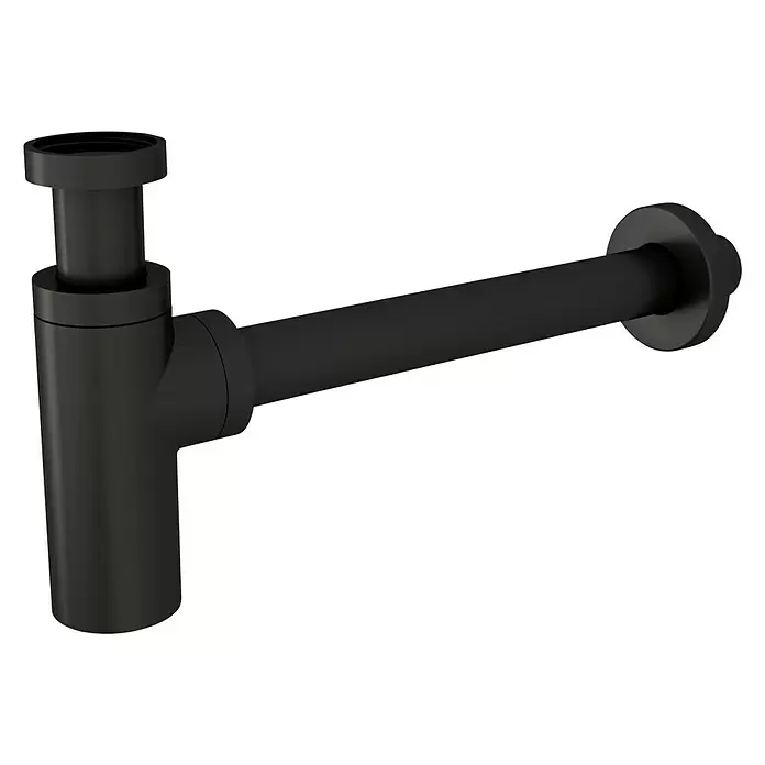 Waschtisch-Siphon - 1¼″, Matt - Diagonale Ansicht