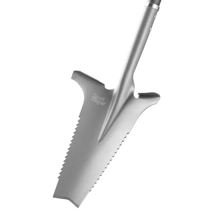 Root Slayer Rodespaten 5in1 - Mit Tritt, Länge: 114 cm - Diagonale Ansicht