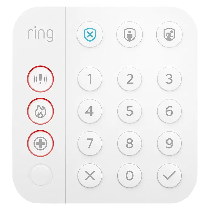 Ring Alarm Sicherheit Starter-Paket 5-teilig 2. Generation - Smarte Steuerung: Ring App - Vorderansicht