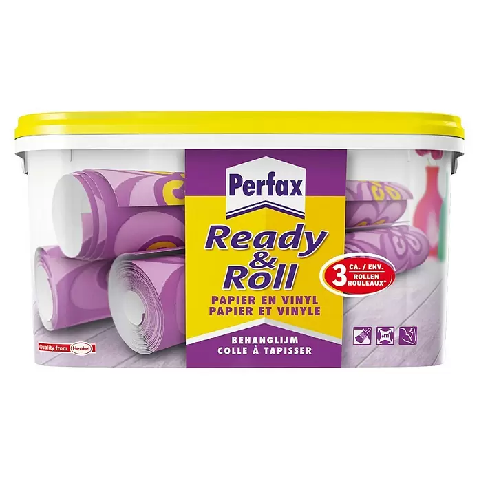 Perfax Behanglijm Ready & Roll voor papier en vinyl - 2,25 kg - Vooraanzicht